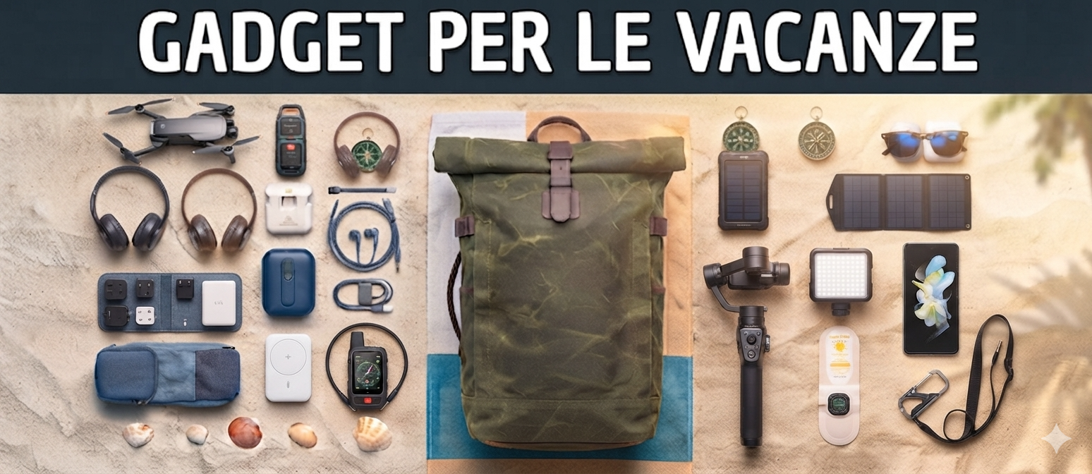 Dall’Aereo alla Spiaggia: 6 Gadget Tech che Salvano Davvero le Vacanze (li Abbiamo Messi alla Prova)